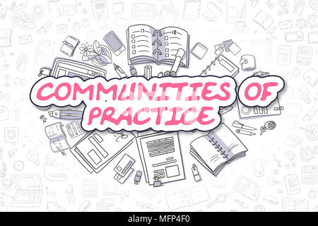 Communities Of Practice - Business-Konzept. Stockfoto