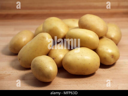 Mona Lisa Potato, Solanum tuberosum Stockfoto