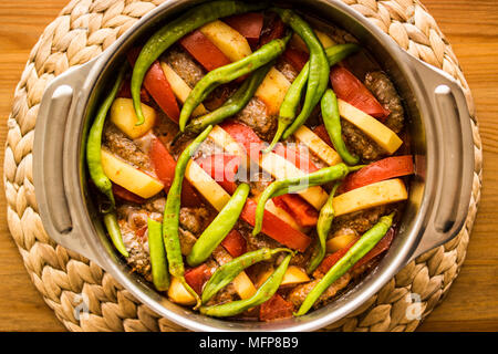 Türkische traditionelles Essen izmir Köfte/kofta Stockfoto