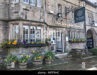 Die teesdale Hotel in Middleton in Teesdale, England, Großbritannien Stockfoto