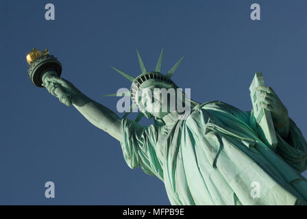 Freiheitsstatue, Liberty Island, New York Harbor, USA. Stockfoto