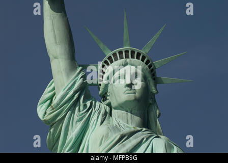 Freiheitsstatue, Liberty Island, New York Harbor, USA. Stockfoto