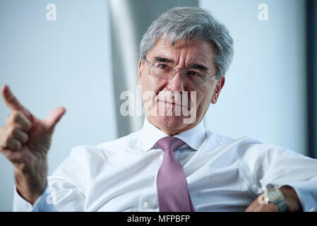 Joe Kaeser, CEO der Siemens AG Stockfoto