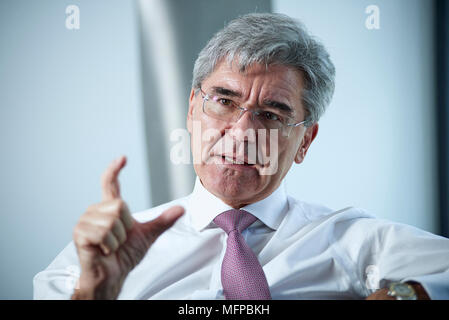 Joe Kaeser, CEO der Siemens AG Stockfoto