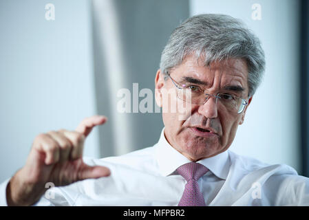 Joe Kaeser, CEO der Siemens AG Stockfoto
