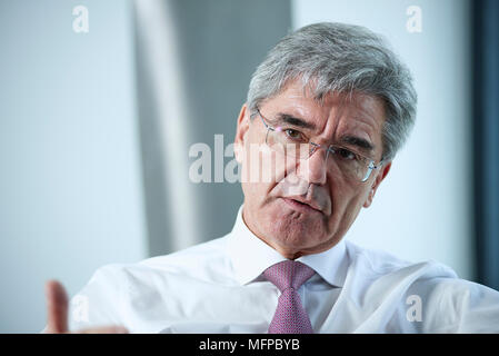 Joe Kaeser, CEO der Siemens AG Stockfoto