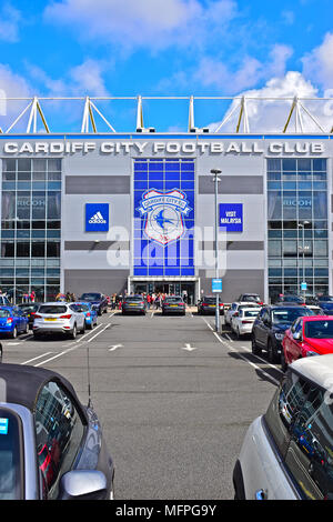 Cardiff City Football Club Stadion, Leckwith, Cardiiff, South Wales. Stockfoto