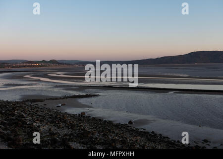 Ebbe in Richtung Llandudno suchen. Westseite des Great Orme. Conwy. Wales. Stockfoto