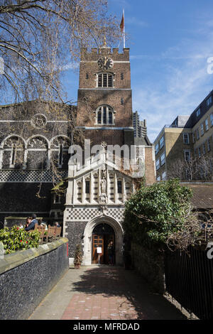 Die Klosterkirche St. Bartholomäus der Große, Tuch, Fair, West Smithfield, London, EC1, UK Stockfoto