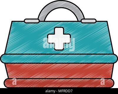 Medizinische box isoliert Symbol Vektor illustration Design Stock Vektor
