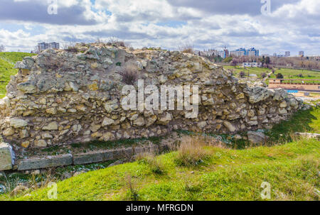 Reste der Chersonesus, eine alte griechische Kolonie im südwestlichen Teil der Halbinsel Krim, damals bekannt als taurica. Stockfoto