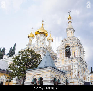 Alexander Nevski Kathedrale, Jalta, Ukraine. Stockfoto