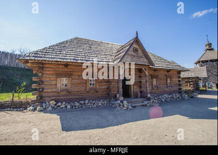 Kosaken Haus des Zaporozhskaya sich Stockfoto