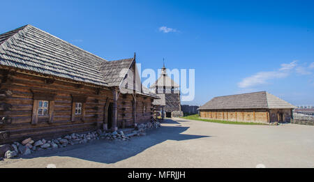 Kosaken Haus des Zaporozhskaya sich Stockfoto