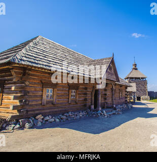 Kosaken Haus des Zaporozhskaya sich Stockfoto