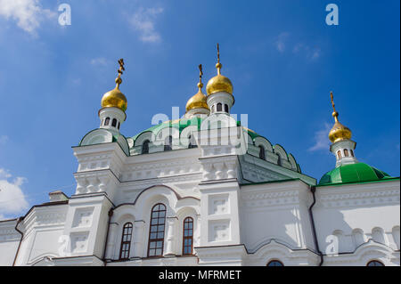 Kapellen des Refektorium der Kirche, eine Mensa und eine angrenzende Kirche des Heiligen Antonius und Theodosius der mittelalterlichen Höhlenkloster Kiew Pechersk L Stockfoto