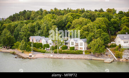 Ort in der Nähe von Turku, eine Stadt an der Südwestküste Finnlands an der Mündung des Fluss Aura, Finlanda Stockfoto