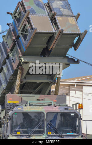 David's Sling (kelah David), auch früher bekannt als Zauberstab (sharvit Ksamim), ist ein Israel Defense Forces Military System gemeinsam entwickelt werden, b Stockfoto