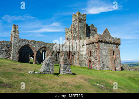 Peel Castle, Schälen, Isle of Man, Großbritannien Stockfoto