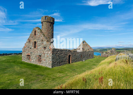 Peel Castle, Schälen, Isle of Man, Großbritannien Stockfoto