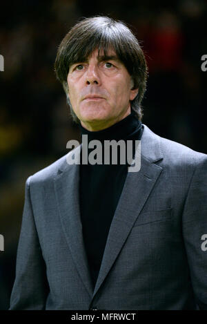 Bundestrainer Joachim Löw, GER, FIFA WM-Test 2018 übereinstimmen, Olympiastadion, Deutschland vs Brasilien, Berlin, Deutschland Stockfoto