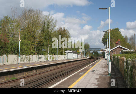 Amberley Bahnhof Stockfoto