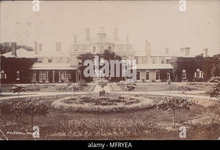 Echten photographische Postkarte von Pylewell House, East End, Hampshire Stockfoto