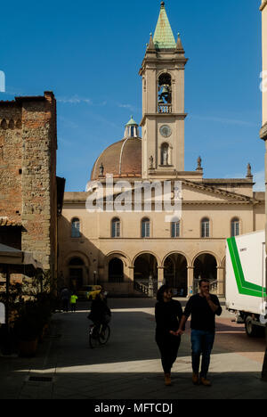 Via Masaccio, San Giovanni Valdarno (AR). Toskana Italien Stockfoto