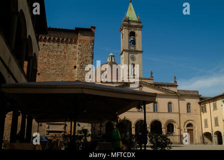Via Masaccio, San Giovanni Valdarno (AR). Toskana Italien Stockfoto