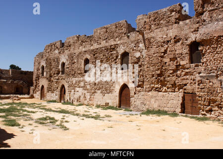 In den Ruinen von Othello Turm. Die Zitadelle. FAMAGUSTA NORDZYPERN. Stockfoto