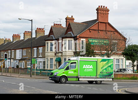 ASDA Lieferwagen, England Großbritannien Stockfoto