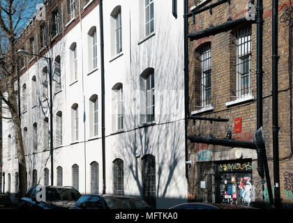 Bridget Riley Künstler Studios in Hackney Wick, East London Stockfoto