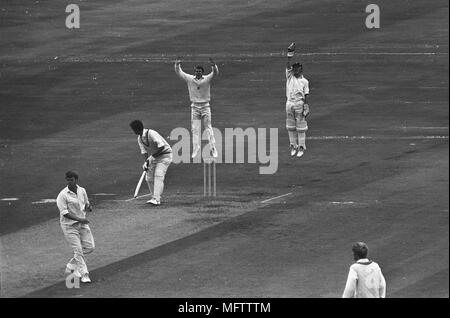 Yorkshire v Somerset Aug 1969 Stockfoto