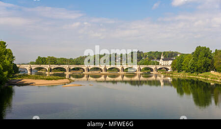 Pont Wilson in Tours - Frankreich, Region Mitte Stockfoto