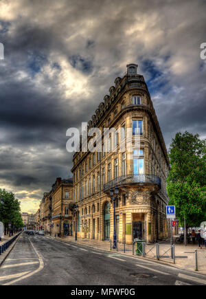 Ein Gebäude im Zentrum von Bordeaux - Frankreich Stockfoto