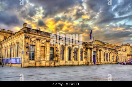 Palais Rohan, das Rathaus der Stadt Bordeaux - Frankreich Stockfoto