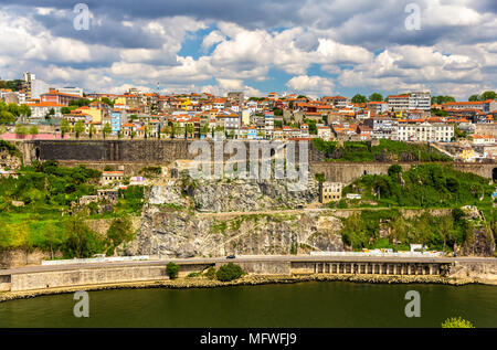 Das historische Zentrum von Porto - Portugal Stockfoto