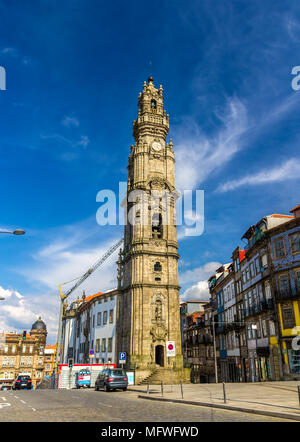 Clerigos Turm in Porto - Portugal Stockfoto