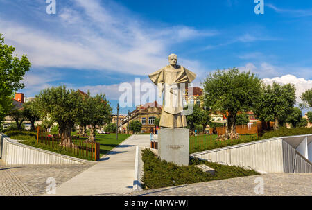 Statue von Antonio Ferreira Gomes in Porto, Portugal Stockfoto