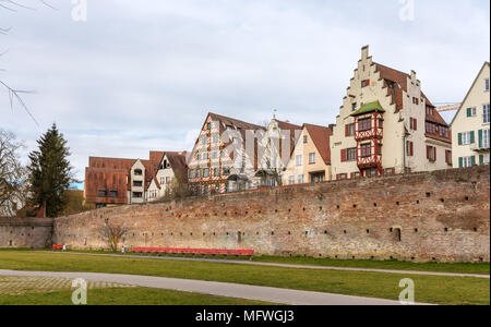 Blick auf Ulm - Deutschland, Baden-Württemberg Stockfoto