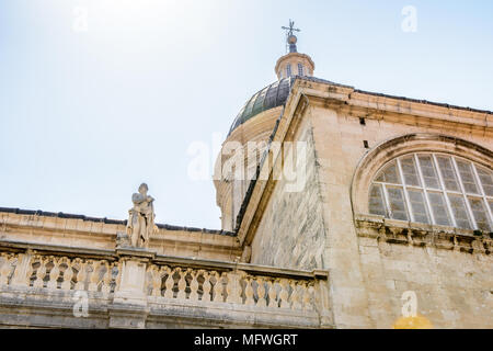 Kirche des Hl. Blasius (Sveti Vlaho) in der Altstadt von Dubrovnik, Kroatien Stockfoto