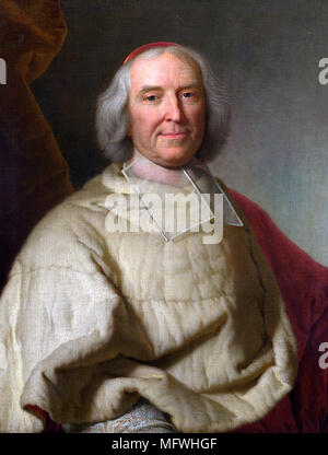 André-Hercule de Fleury André-Hercule de Fleury, Bischof von Fréjus, Erzbischof von Aix (1653-1743), französischer Kardinal Portrait von Hyacinthe Rigaud Stockfoto