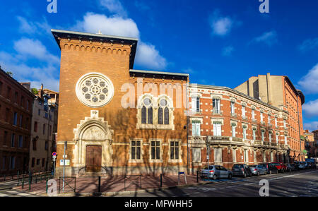 Gebäude in der Innenstadt von Toulouse - Frankreich Stockfoto