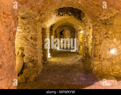 Gallo-römische horreum in Narbonne - Frankreich Stockfoto