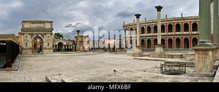 Film im Cinecitta. Rom, Italien Stockfoto