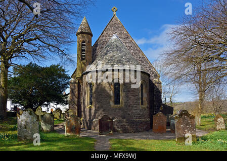 Kirche der Heiligen Maria. Ennerdale Bridge, Nationalpark Lake District, Cumbria, England, Vereinigtes Königreich, Europa. Stockfoto