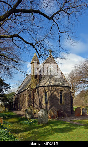 Kirche der Heiligen Maria. Ennerdale Bridge, Nationalpark Lake District, Cumbria, England, Vereinigtes Königreich, Europa. Stockfoto