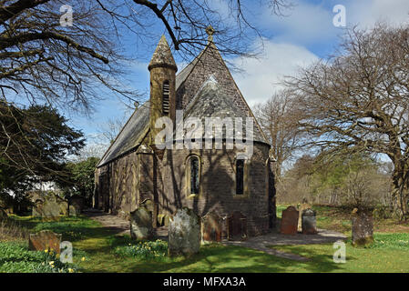 Kirche der Heiligen Maria. Ennerdale Bridge, Nationalpark Lake District, Cumbria, England, Vereinigtes Königreich, Europa. Stockfoto