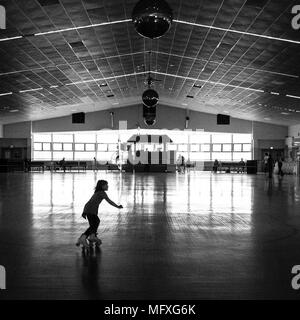 Sportsman's Halle indoor Rollschuhbahn in Maryland Stockfoto