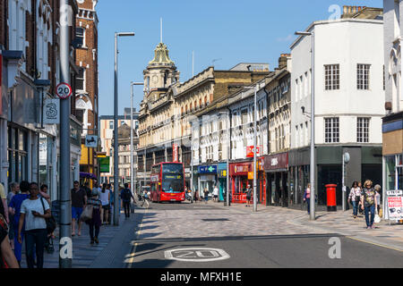 St John's Road in Clapham Junction im Süden Londons. Stockfoto